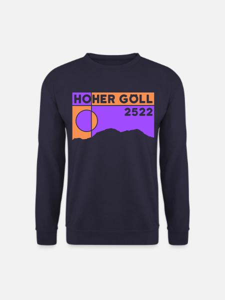 Hoher Göll Klettern Überschreitung Westgrat Wander - Unisex Pullover - Navy