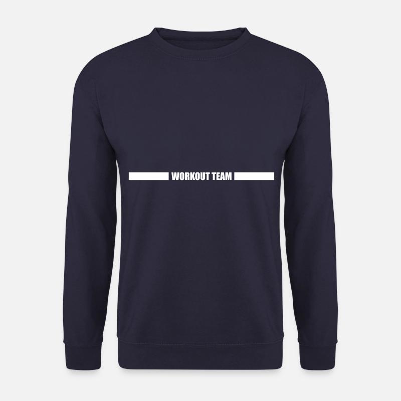 workout team line - Unisex Sweatshirt - navy