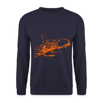 Koksender Mann - Unisex Pullover - Navy - Vorne - Alina (178cm) & Michal (187cm)