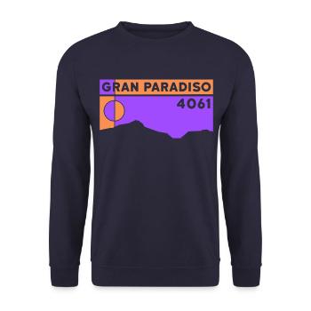 Guide d’escalade du Grand Paradis Ski Tour High Tour - Sweat-shirt Unisexe - marine - Devant - Alina (178cm) & Michal (187cm)