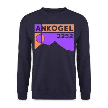 Ankogel Mallnitz Skigebiet Höhe Wanderung Skitour - Unisex Pullover - Navy - Vorne - Alina (178cm) & Michal (187cm)