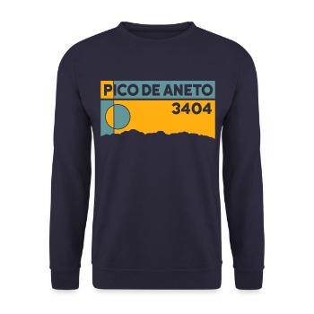 Pico de Aneto Climb High Tour Pyrenees Spain - Unisex Sweatshirt - navy - Front - Alina (178cm) & Michal (187cm)