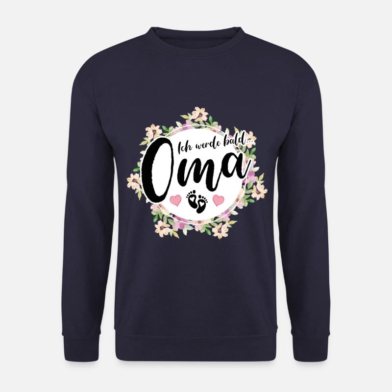 Ich werde bald Oma - Unisex Pullover - Navy