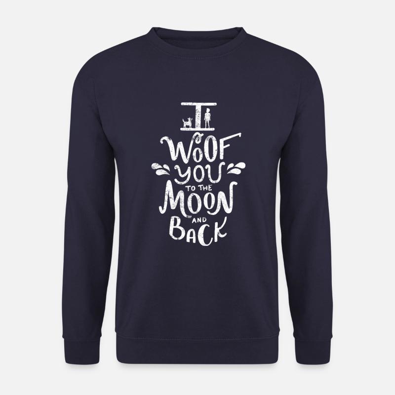 Hunde Spruch - Unisex Pullover - Navy