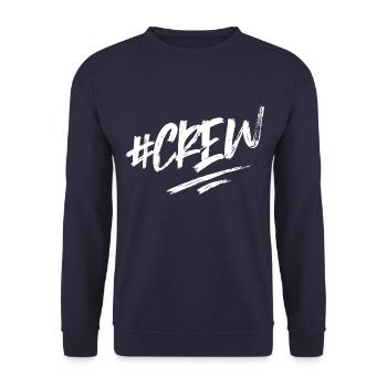 hashtag de l'équipage - Sweat-shirt Unisexe - marine - Devant - Alina (178cm) & Michal (187cm)