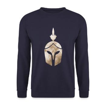 casque sparta - Sweat-shirt Unisexe - marine - Devant - Alina (178cm) & Michal (187cm)