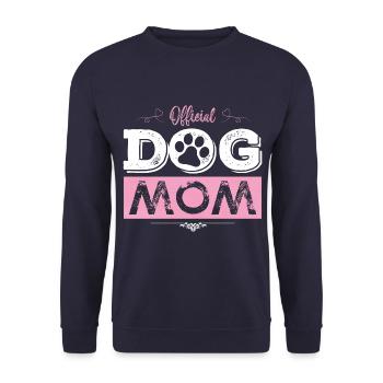 Hunde Mama Hund - Unisex Pullover - Navy - Vorne - Alina (178cm) & Michal (187cm)