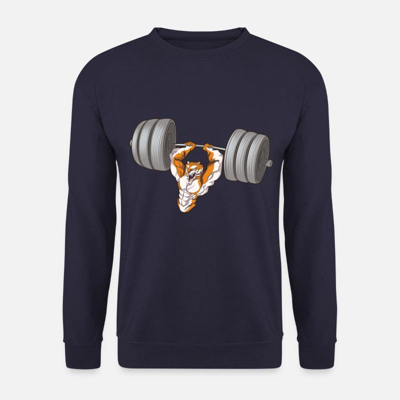 Tiger Hantel - Unisex Pullover - Navy