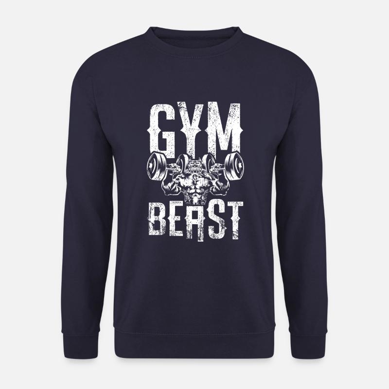 Gym Beast Hund - Unisex Pullover - Navy