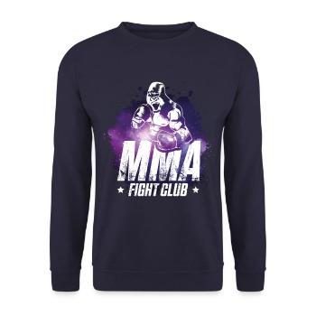 Gorilla MMA Kampfsport - Unisex Pullover - Navy - Vorne - Alina (178cm) & Michal (187cm)