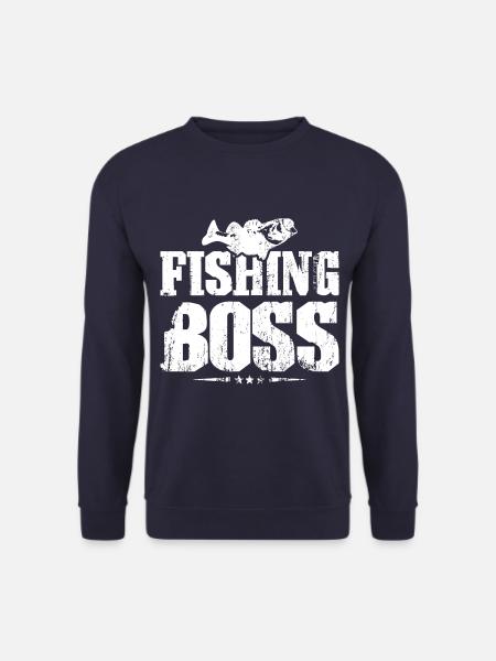 Fishing fisherman boss boss - Unisex Sweatshirt - navy
