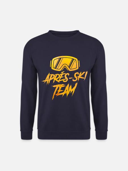 Apres ski goggles - Unisex Sweatshirt - navy