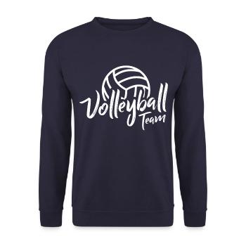 Volleyball team - Unisex Sweatshirt - navy - Front - Alina (178cm) & Michal (187cm)