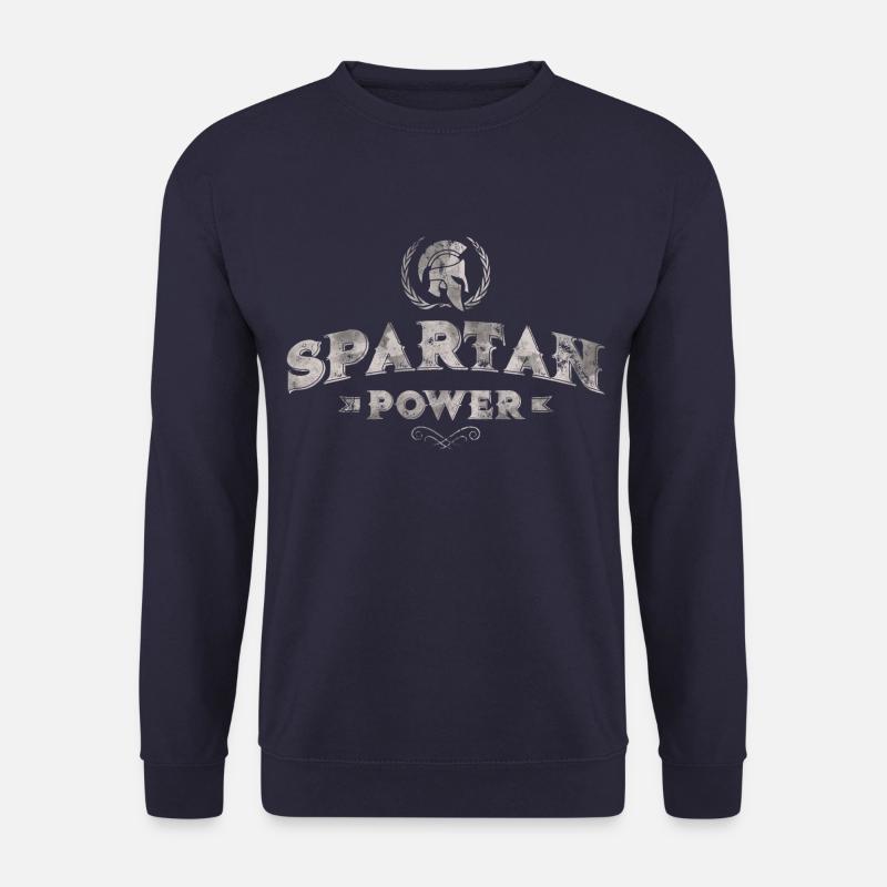 Puissance casque spartiate - Sweat-shirt Unisexe - marine