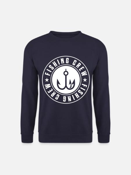 fishing crew fishing hooks - Unisex Sweatshirt - navy