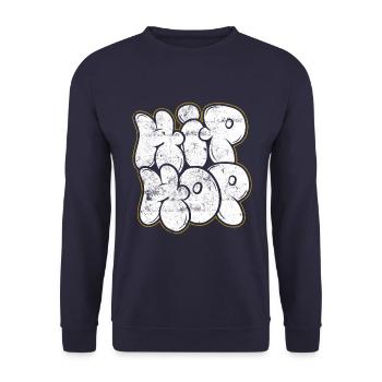 Musique hip hop - Sweat-shirt Unisexe - marine - Devant - Alina (178cm) & Michal (187cm)