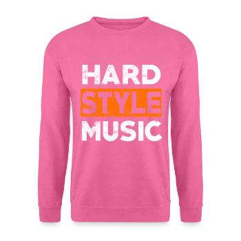 Musique hardstyle - Sweat-shirt Unisexe - rose - Devant