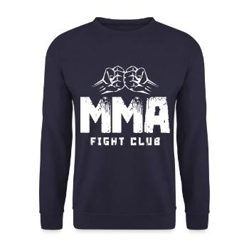 Mma sport - Unisex Pullover - Navy - Vorne - Alina (178cm) & Michal (187cm)