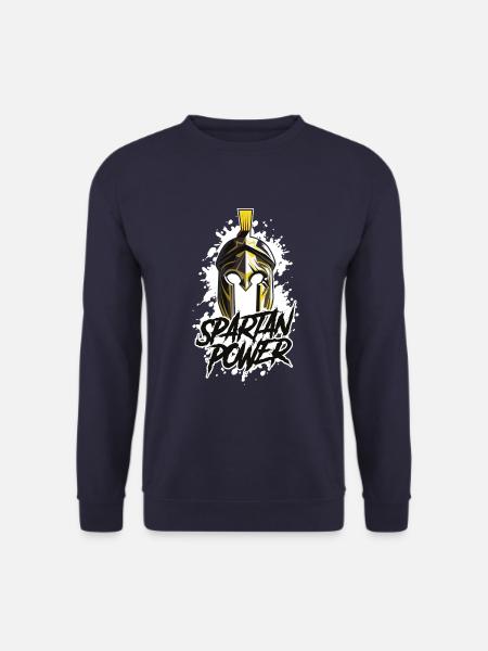 Spartan helmet power - Unisex Sweatshirt - navy