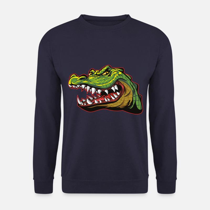 Alligator crocodile - Unisex Sweatshirt - navy