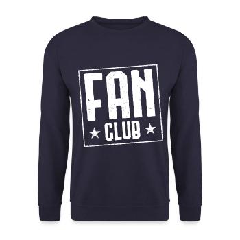 fan club stamp - Unisex Sweatshirt - navy - Front - Alina (178cm) & Michal (187cm)