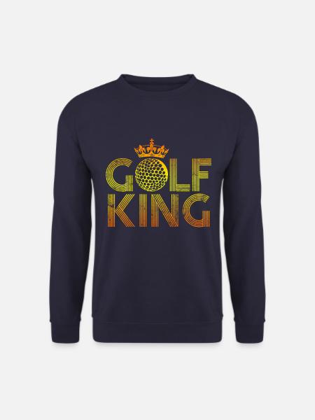 Golf King Spruch Krone - Unisex Pullover - Navy