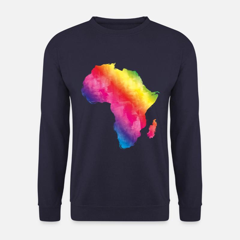 afrika bunt - Unisex Pullover - Navy