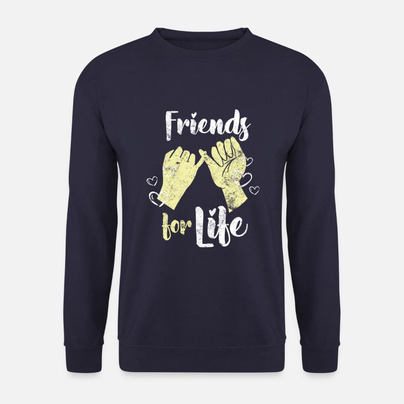 Freunde für immer Freundschaft - Unisex Pullover - Navy