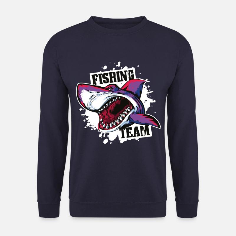 équipe de pêche au requin - Sweat-shirt Unisexe - marine