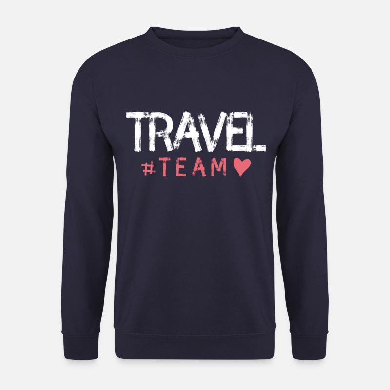 Reisen Travel Team Herz - Unisex Pullover - Navy