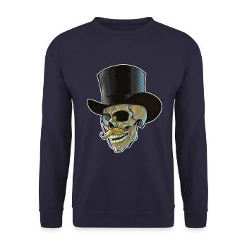 Époux de marié de bachelorette - Sweat-shirt Unisexe - marine - Devant - Alina (178cm) & Michal (187cm)