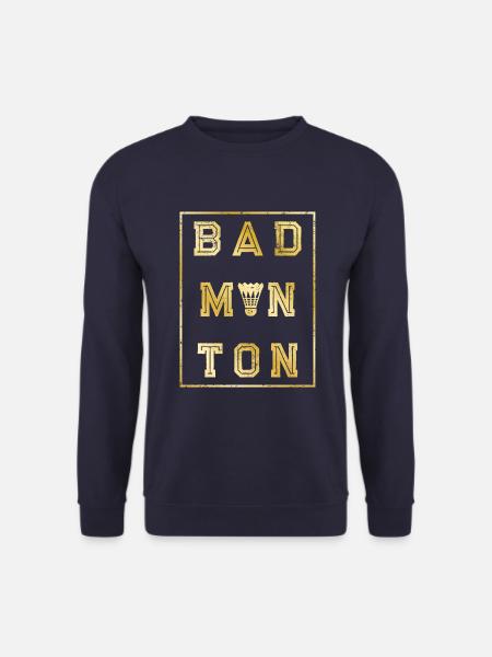 Badminton Gold Sport - Unisex Sweatshirt - navy
