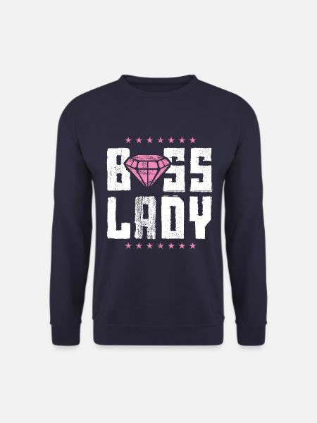 Boss Lady Chefin - Unisex Pullover - Navy