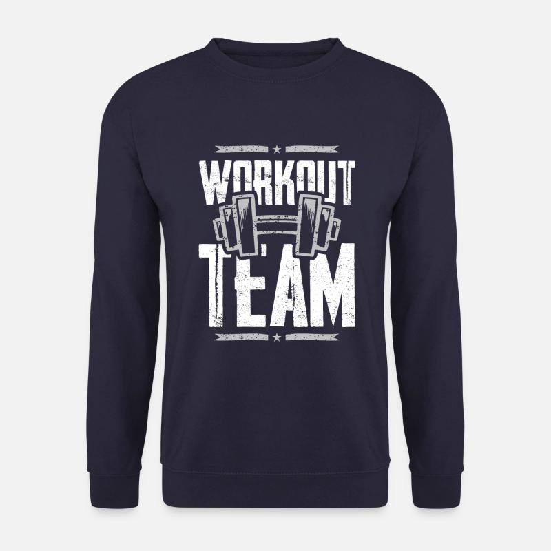 Workout Team Gym Fitness - Unisex Pullover - Navy