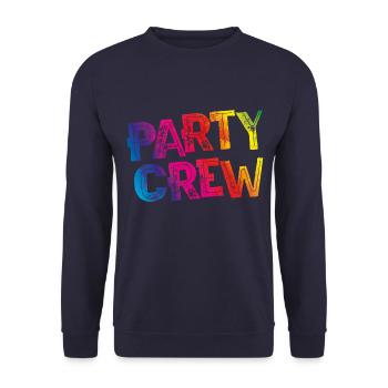 L'équipe du parti fête son anniversaire - Sweat-shirt Unisexe - marine - Devant - Alina (178cm) & Michal (187cm)