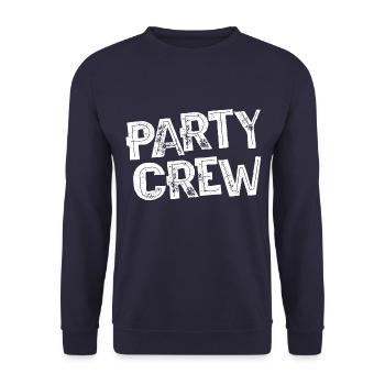 L'équipe du parti fête son anniversaire - Sweat-shirt Unisexe - marine - Devant - Alina (178cm) & Michal (187cm)