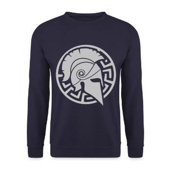 Casque d'entraînement Spartan Gladiator - Sweat-shirt Unisexe - marine - Devant - Alina (178cm) & Michal (187cm)