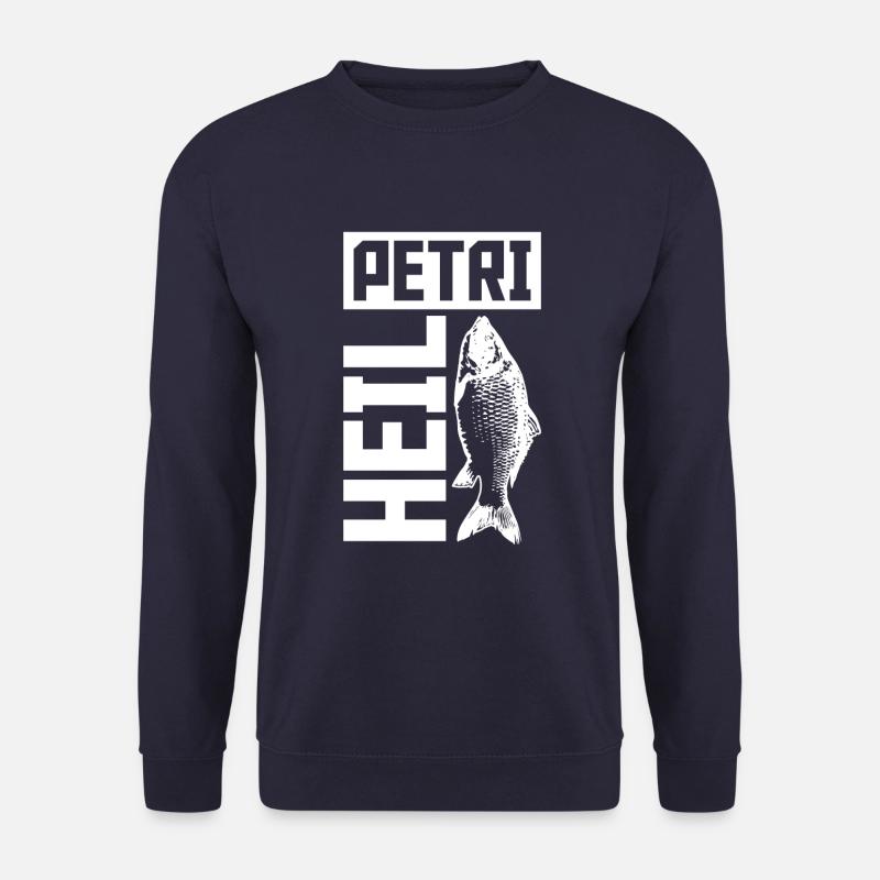 Petri Heil Fischen Angeln - Unisex Pullover - Navy