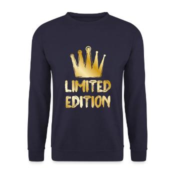 Couronne en or en édition limitée - Sweat-shirt Unisexe - marine - Devant - Alina (178cm) & Michal (187cm)