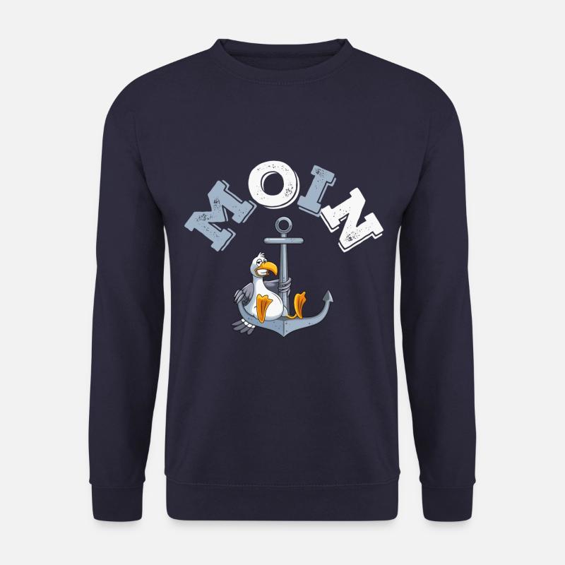 anker möwe moin comic - Unisex Pullover - Navy