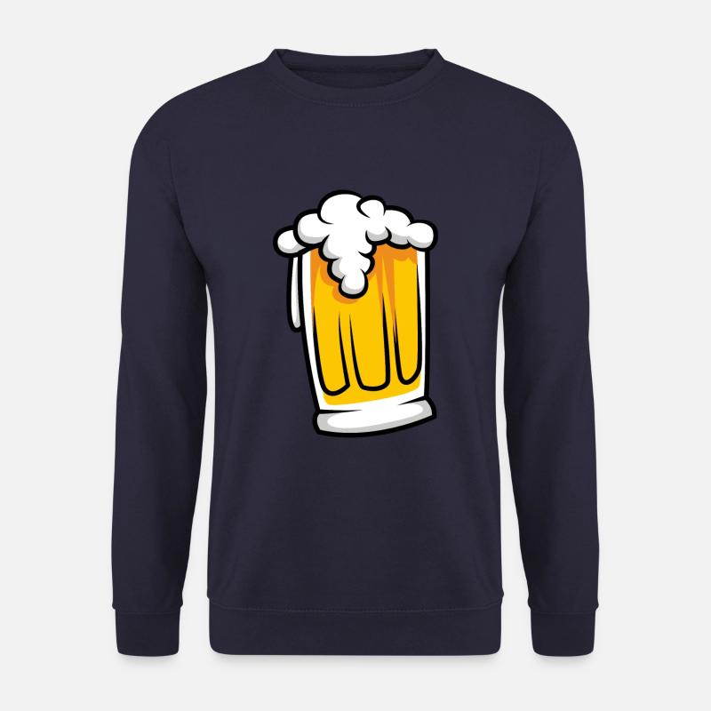 Bierglas Symbol Comic - Unisex Pullover - Navy