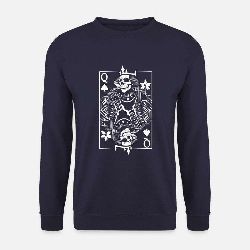 poker queen queen - Unisex Sweatshirt - navy