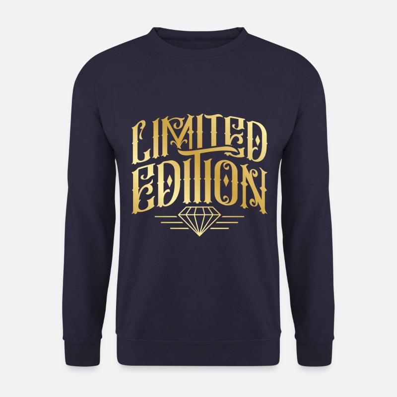 Limited Edition Gold saying - Unisex Sweatshirt - navy