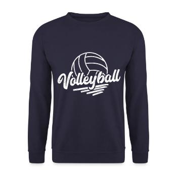 Équipe symbole de volley- - Sweat-shirt Unisexe - marine - Devant - Alina (178cm) & Michal (187cm)