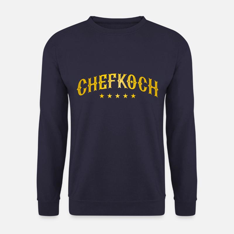 Chefkoch Kochen Sterne Koch - Unisex Pullover - Navy