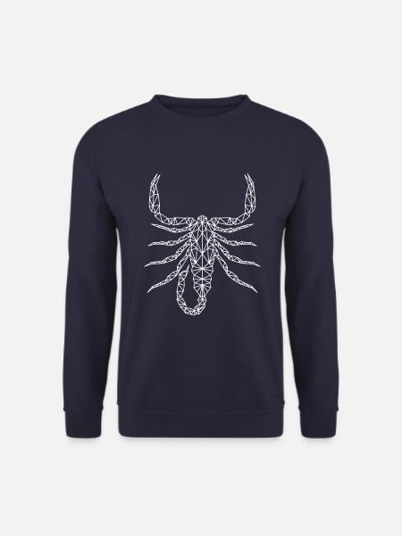 skorpion polygon sternzeichen - Unisex Pullover - Navy