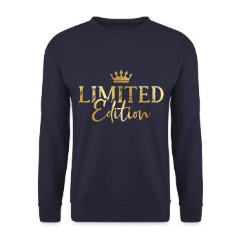 Limited Edition Krone - Unisex Pullover - Navy - Vorne - Alina (178cm) & Michal (187cm)