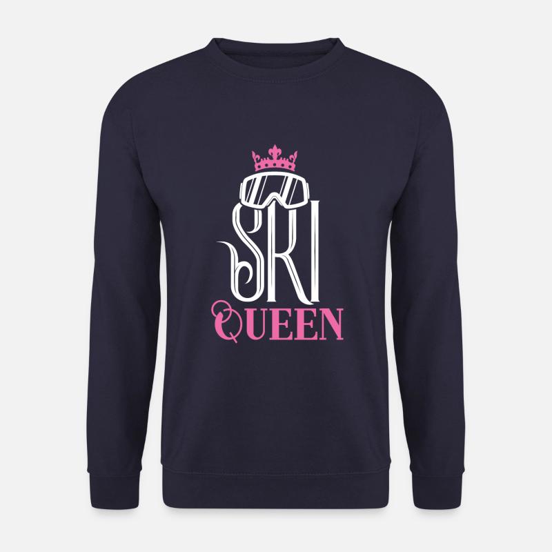 Ski Queen Skibrille Spruch - Unisex Pullover - Navy