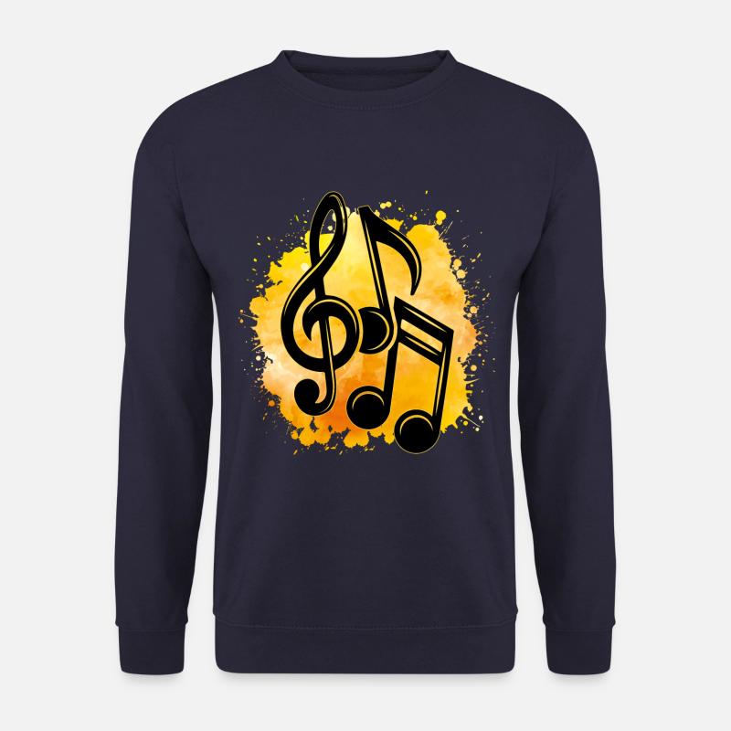 Music musical note musical key - Unisex Sweatshirt - navy