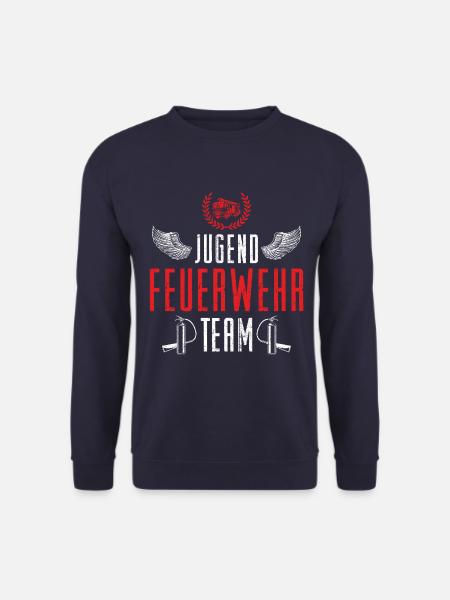 Jugend Feuerwehr Team Feuerwehrmann - Unisex Pullover - Navy